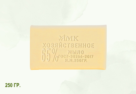 Мыло хозяйственное 250 гр. 65% без обертки